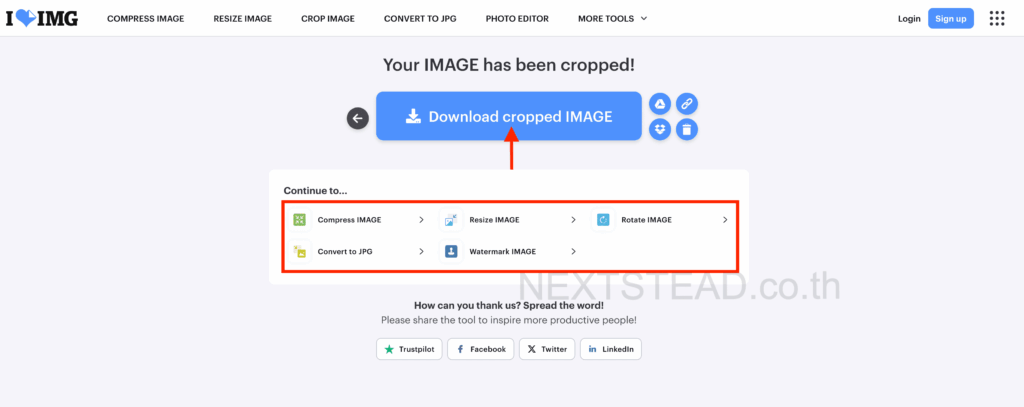 ดาวโหลดภาพที่ crop แล้ว