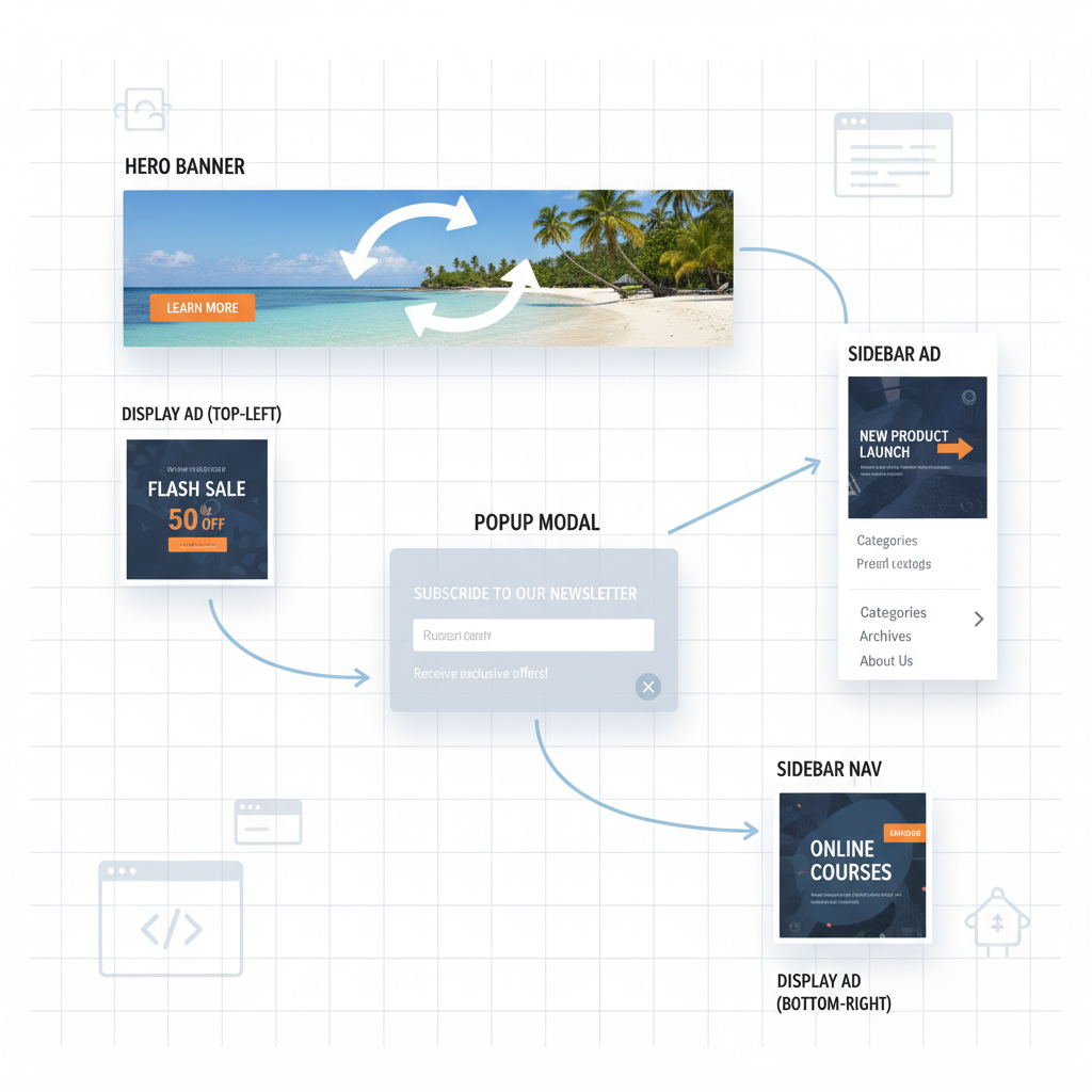 Types of web banners and sizes