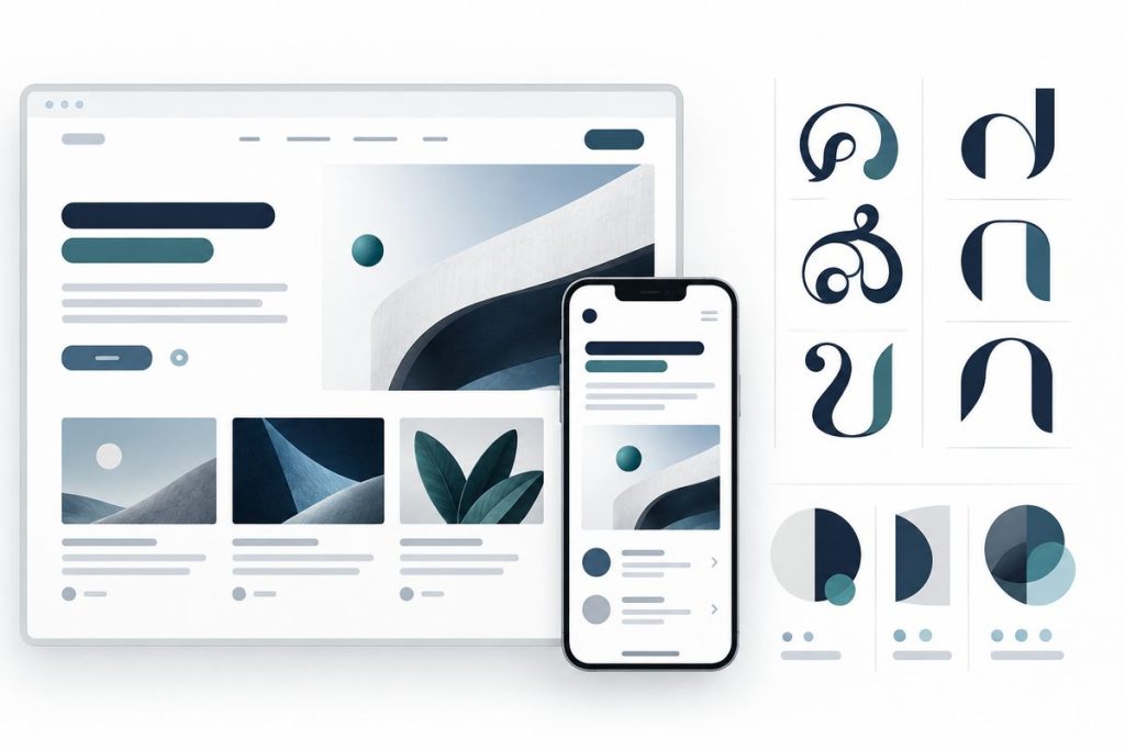 font for website feature resized