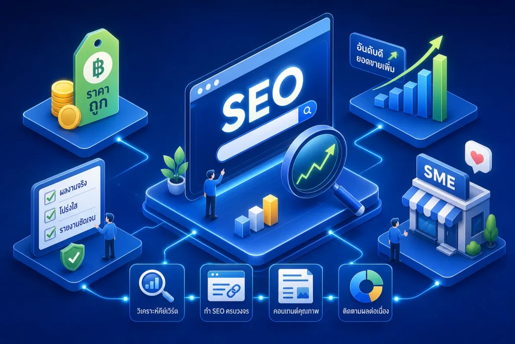 วิธีเลือกบริการรับทำ SEO ราคา ถูก ที่ได้ผลจริงสำหรับธุรกิจ SME